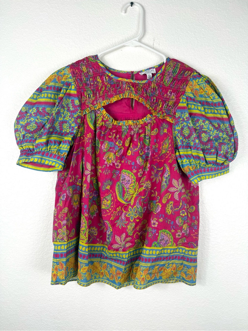 Current air puff sleeve blouse size S